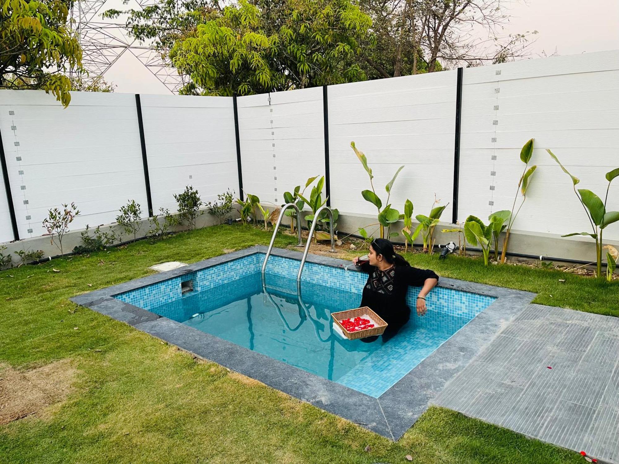 Aura Farms - Private Pool Cottages Ramanagara Ngoại thất bức ảnh