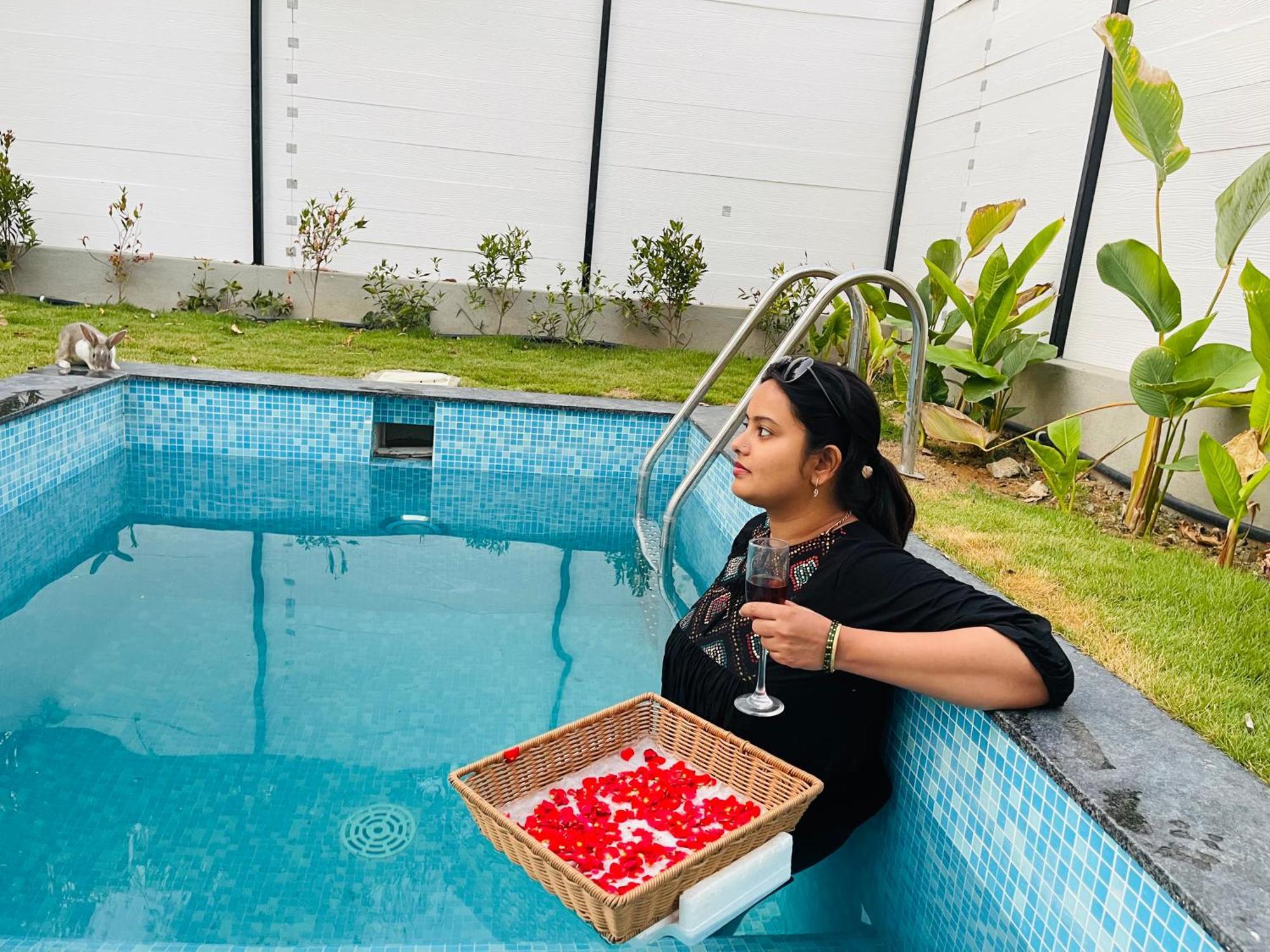 Aura Farms - Private Pool Cottages Ramanagara Ngoại thất bức ảnh