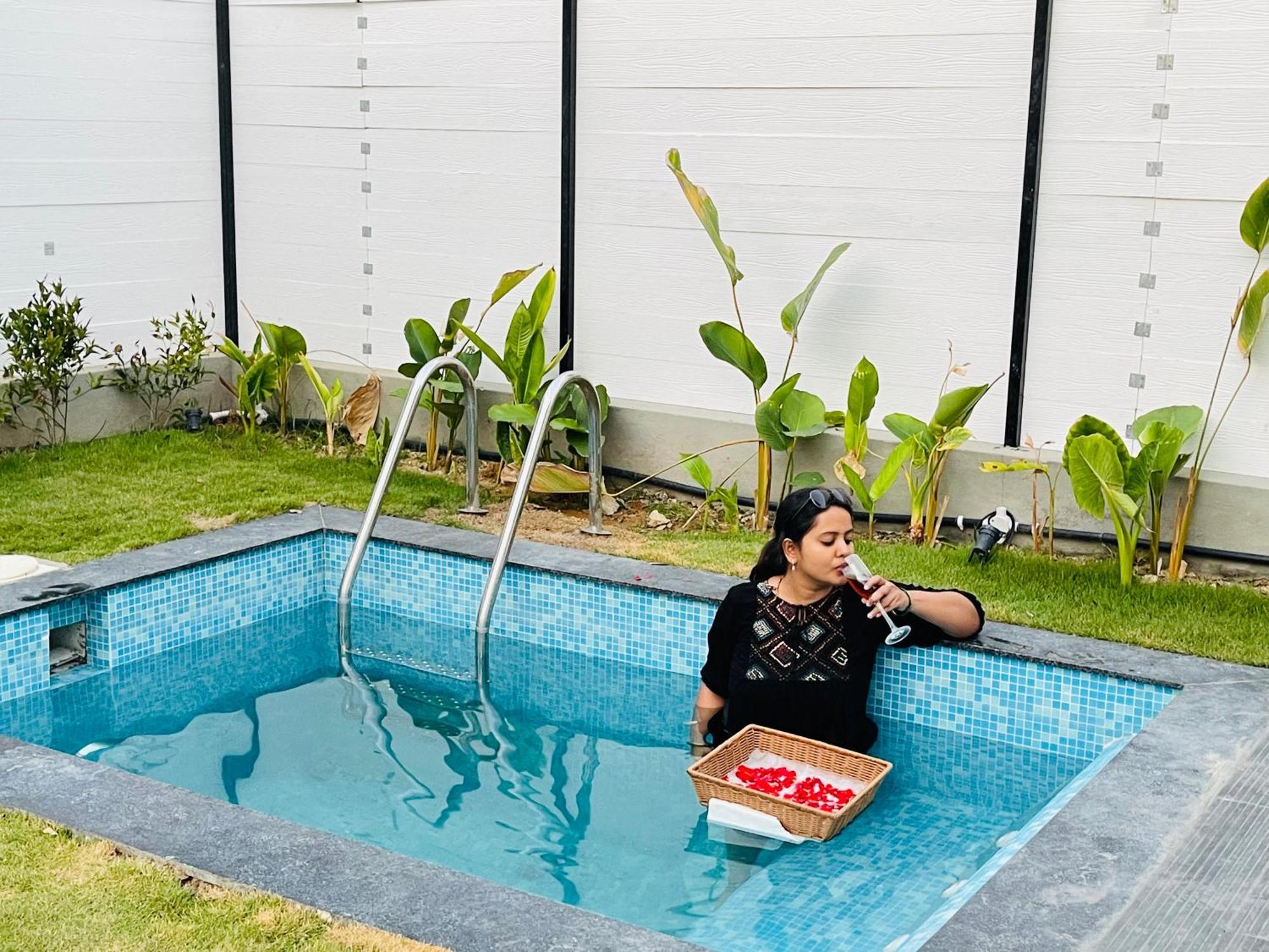 Aura Farms - Private Pool Cottages Ramanagara Ngoại thất bức ảnh